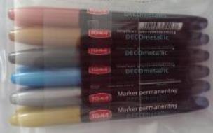 Opakowanie Pisak permanentny metalic 6 kolorów TOMA