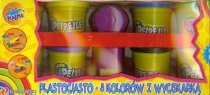 Opakowanie Plastociasto 8 kolorów z wyciskaczem