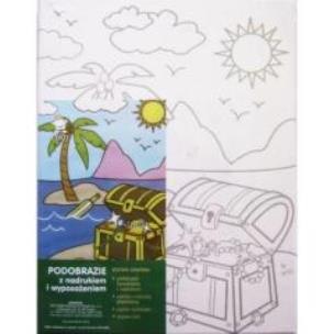 Opakowanie Podobrazie z nadrukiem i wypos. Wyspa Skarbów