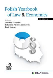 Okładka książki Polish Yearbook of Law&Economics Vol. 5