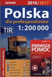 Okładka książki Polska dla profesjonalistów. Atlas samochodowy 1:200 000. Pi