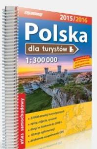 Okładka książki Polska dla turystów. Atlas samochodowo-turystyczny 1:300 000