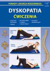 Okładka książki Porady lek. rodzinnego. Dyskopatia ćwiczenia