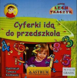 Okładka książki Poznajemy cyferki Cyferki idą do przedszkola + CD