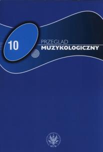 Opakowanie Przegląd Muzykologiczny 10/2015