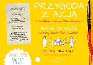 Okładka książki Przygoda z Azją kreatywna książeczka