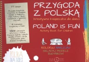 Okładka książki Przygoda z Polską Kreatywna książeczka dla dzieci