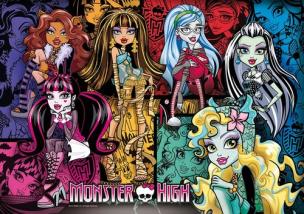 Opakowanie Puzzle 104 Brilliant Monster High