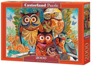 Opakowanie Puzzle 2000 Sowy CASTOR