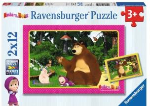 Opakowanie Puzzle 2X12 Masza i niedźwiedź