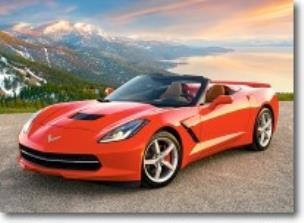 Opakowanie Puzzle 300 elementów Chevrolet Corvette Convertible