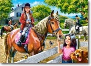 Opakowanie Puzzle 300 elementów Horse Riding