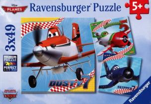 Opakowanie Puzzle Disney Samoloty 3x49