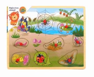 Opakowanie Puzzle drewniane układanka z pinezkami Jezioro