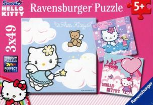 Opakowanie Puzzle Hello Kitty 3x49