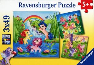 Opakowanie Puzzle Kucyki w krainie czarów 3x49