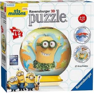 Opakowanie Puzzle kuliste 72 el. Minionki