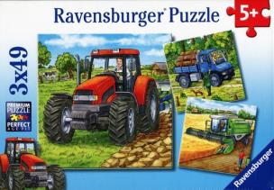 Opakowanie Puzzle Maszyny na farmie 3x49