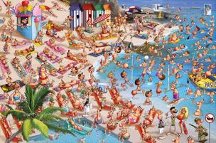 Opakowanie Puzzle Piatnik Ryuer Plaża 1000