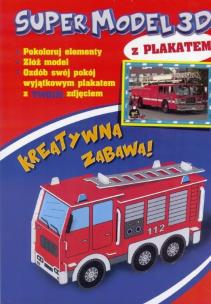 Opakowanie Super model 3D z plakatem. Straż pożarna
