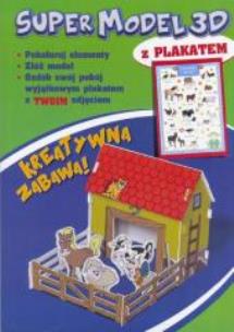 Opakowanie Super model 3D z plakatem. W gospodarstwie