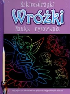 Okładka książki Szkicozdrapki. Wróżki. Nauka rysowania