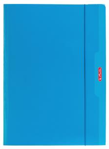 Okładka książki Teczka A4 z gumką niebieska