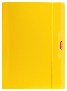 Okładka książki Teczka A4 z gumką żółta