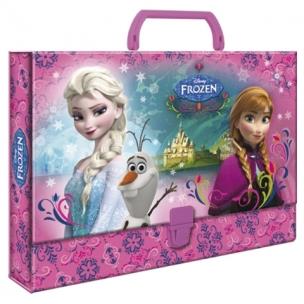 Okładka książki Teczka twarda z rączką Kraina Lodu DERFORM