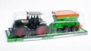 Opakowanie Traktor plastikowy z przyczepą