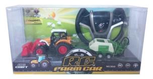 Opakowanie Traktor z przyczepą na pilota mix kolorów