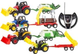 Opakowanie Traktor z przyczepą zdalnie sterowany