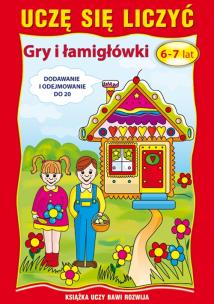 Okładka książki Uczę się liczyć. Gry i łamigłówki. 6-7 lat w.2015
