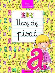 Okładka książki Uczę się pisać (żółta)