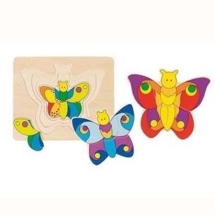 Opakowanie Układanka warstwowa Motylki