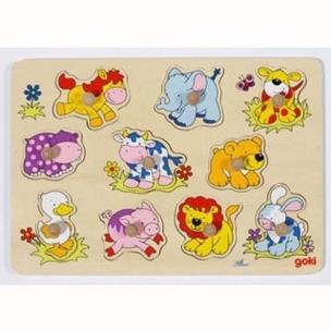 Opakowanie Układanka z uchwytami Małe zwierzątka