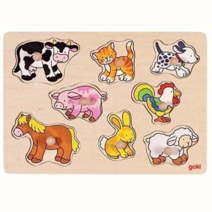 Opakowanie Układanka z uchwytami Zwierzęta wiejskie