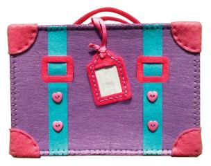 Opakowanie Walizka fioletowa