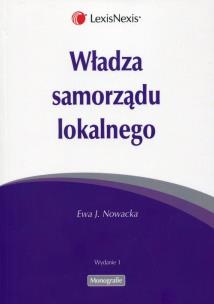 Okładka książki Władza samorządu lokalnego