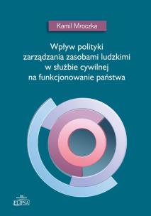 Okładka książki Wpływ polityki zarządzania zasobami ludzkimi w służbie cywilnej na funkcjonowanie państwa