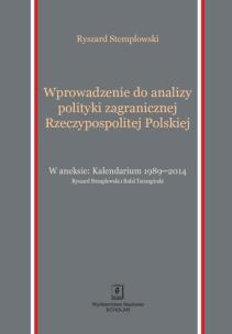 Okładka książki Wprowadzenie do analizy polityki zagranicznej Rzeczypospolitej Polskiej