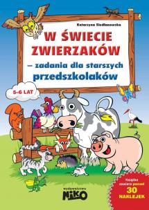 Okładka książki Zabawy przedsz.w świecie wesołych zwierz. 3-4 lata
