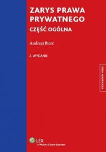 Okładka książki Zarys prawa prywatnego. Część ogólna