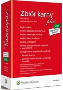 Okładka książki Zbiór karny PLUS 2015