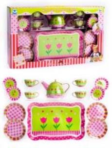 Opakowanie Zestaw metalowych naczyń do herbaty