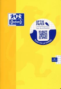 Opakowanie Zeszyt A5 Oxford w kratkę 60 kartek fluo