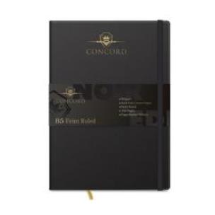 Opakowanie Zeszyt Concord czarny B5/160K linia (3szt) PUKKA