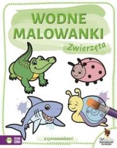 Okładka książki Zwierzęta. Wodne malowanki