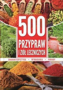 Okładka książki 500 przypraw i ziół leczniczych