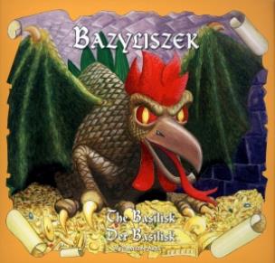 Okładka książki Bazyliszek wersja pol. ang. niem.